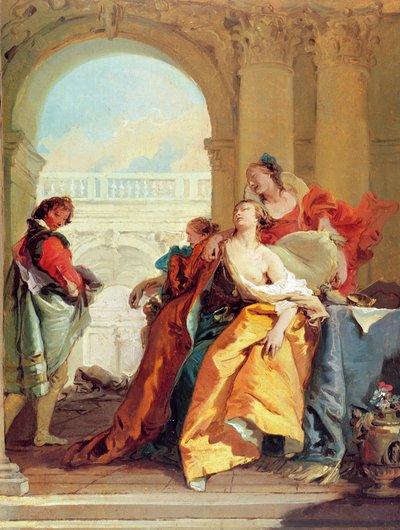 Muerte de Sofonisba de Giovanni Battista Tiepolo